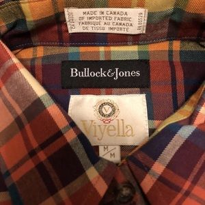 Brand New Bullock and Jones Viyella Wool Shirt